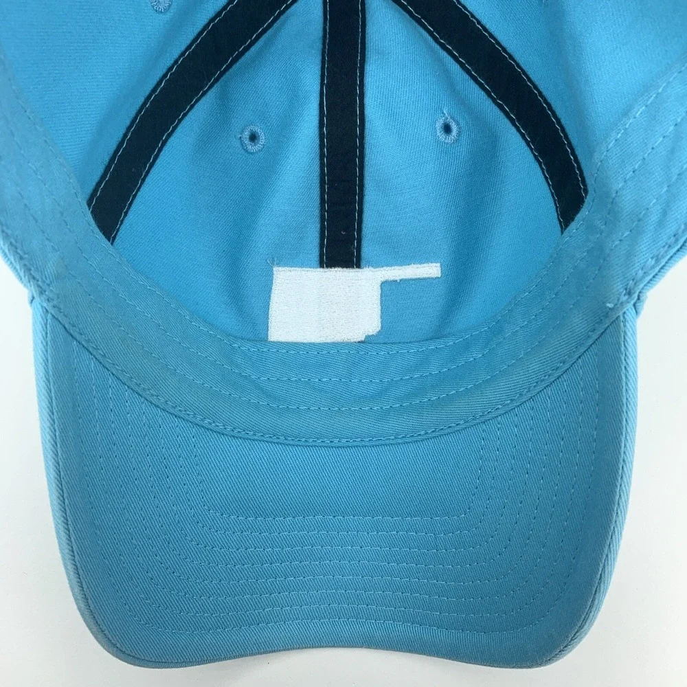 Oklahoma Hat Eskimo Joe's Light Blue Adjustable Strapback OSFA '47 Baseball Cap